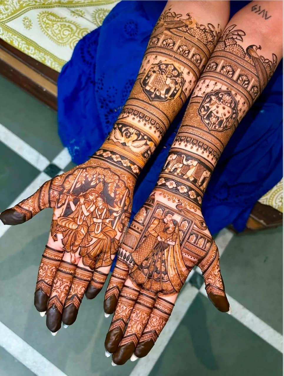 Beautiful Mehendi Designs for Engagement Ceremony